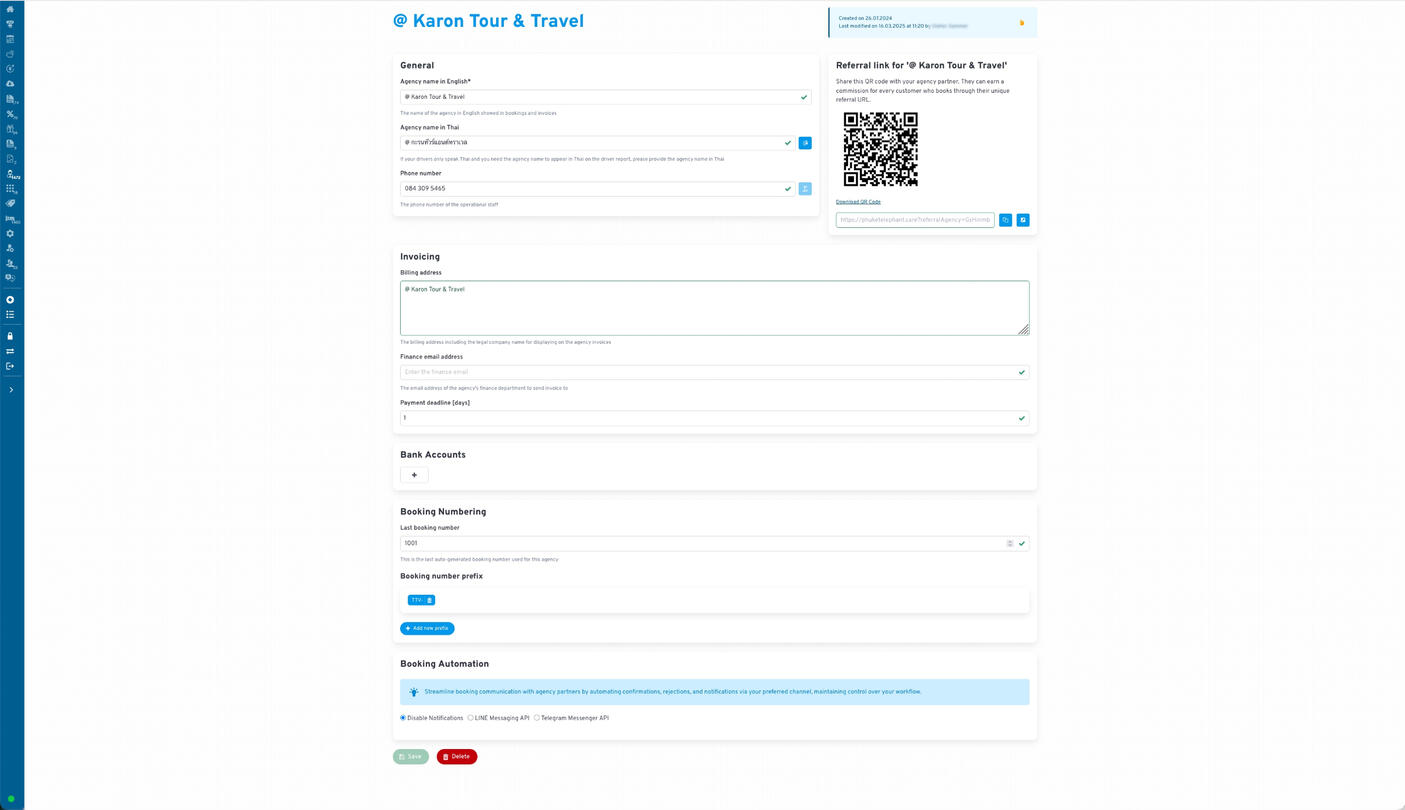 Agency Details